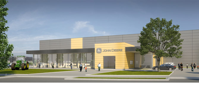 distribution center john deere sweden